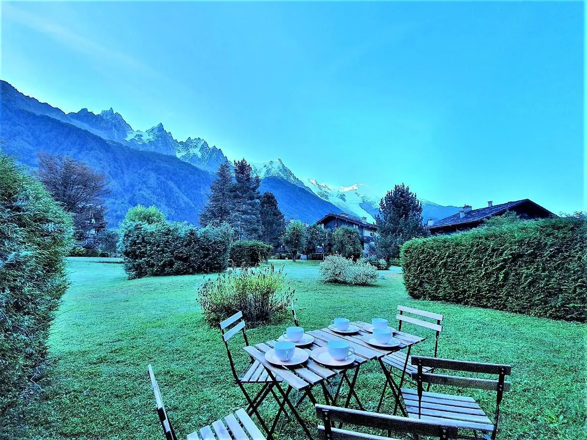 Chamonix Appartement Vue Mont Blanc Avec Jardin דירה
